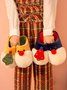 Christmas Color Block Warm Indoor Thermal Slippers Xmas Slippers