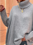 Loose Yarn/Wool Yarn Casual Sweater