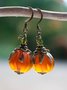 Street All Season Halloween Hollow out Party Resin Resin Standard Dangle Earrings for Women