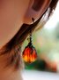Street All Season Halloween Hollow out Party Resin Resin Standard Dangle Earrings for Women