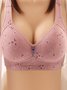 Breathable Back Buckle Thin No Wire Bra