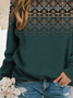 Casual Crew Neck Ethnic Sweatshirt