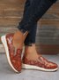 Women's Snakeskin Casual Slip On Sneakers