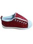 Christmas Red Shiny Lightweight Glitter Canvas Shoes Xmas Shoes