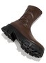 Y2k High-stretch Leather Platform Boots
