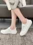 Plain Casual Slip On Canvas Sneakers