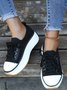 Fly-knit Platform Casual Shoes