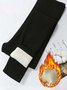 Casual Fluff/Granular Fleece Fabric Leggings
