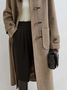 Casual Fluff/Granular Fleece Fabric Overcoat