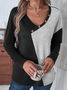 Loose Casual Buckle T-Shirt