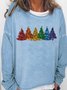 Women's Christmas Tree Casual Sweatshirt