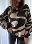 Casual Abstract Sweatshirt