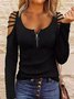 Loose Party Crew Neck Jersey T-Shirt