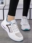 Lightweight Breathable Mesh Fabric Lace-Up Sneakers