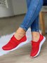 Breathable Mesh Fabric  Slip On Sneakers