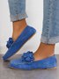 Casual Applique Slip on Moccasins Loafers