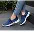 Color Block Top-Strap Slip-On Sports Sneakers
