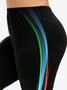 Plus Size Abstract Casual Jersey Leggings