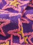 Casual Lace Stitching Cotton Star Pattern High Stretch Socks Daily Commuting Accessories