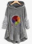 Sentence Loose Casual Sweatshirt