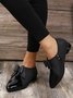 Two Tone Rhinestone Bow Decor Side Zip Heel Shoes
