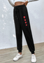 Casual Heart/Cordate Jersey Drawcord Sweatpants