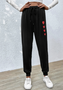 Casual Heart/Cordate Jersey Drawcord Sweatpants