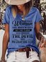 Womens I’m The Kind Of Woman That When My Feet Hit The Floor Each Morning The Devil Says T-Shirt
