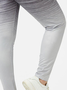 Plus Size Tight Casual Gradient Pattern Jersey Leggings
