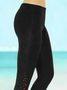 Plus Size Casual Jersey Tight Leggings