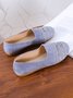 Lace Split Joint Hollow Out Soft Sole Flats