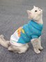 Lapel Two Feet Casual Pet Cat Clothes