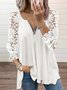 Loose Casual Lace T-Shirt