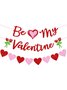 Be My Valentine Heart Flag Valentine's Day Decoration