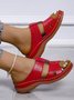 Casual Plain Hollow out Sandals