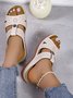 Casual Plain Hollow out Sandals