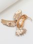 3D Fun Colorful Bird Pattern Brooch Wedding Party Elegant Jewelry