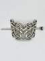 Daily Silver Viking Totem Pattern Distressed Hairpin Headdress Home Commuting Accessories