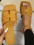 Soft sole non-slip flip flop flat beach sandals