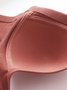 Lace Panel Push Up Front Wireless Bra