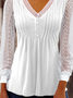 Lace Casual Shirt