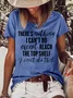 Women's There Is Nothing I Can't Do Except Reach The Top Shelf Crew Neck Casual T-Shirt