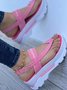 Soft Platform Thong Sandals