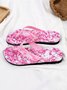 Vacation Camo Printing Nylon Beach Flip-Flops