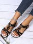 Vintage Comfy Sole Slip On Strappy Sandals