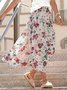 Floral Vacation Long Skirt