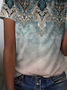 Crew Neck Ethnic Ethnic Regular Fit T-Shirt