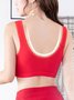 Sexy Lace Front Button Tank Bra