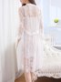 Valentine's Day Sexy Lace Nightdress Three-piece Set