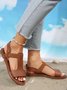 Vintage Minimalist Slingback Slip On Strappy Sandals
